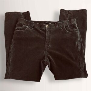 Women's Dark Brown Courdaroy Pants